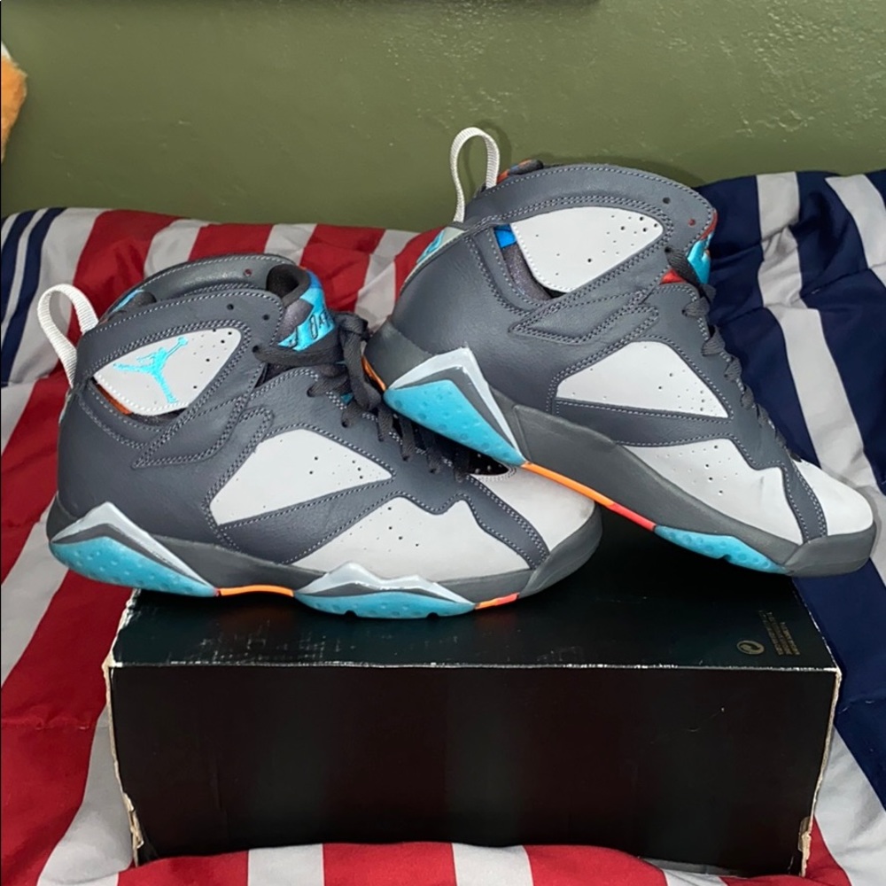 Jordan 7 “barcelona days” size 8 mens - Picture 4 of 6
